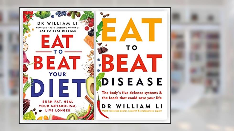 #Bestseller 2 Book collection set: Eat to Beat Your Diet & Eat to Beat Disease by William W Li MD, written by William W. Li