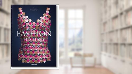 Cover from Fashion History: From the 18th to the 20th Century, written by Kyoto Costume Institute