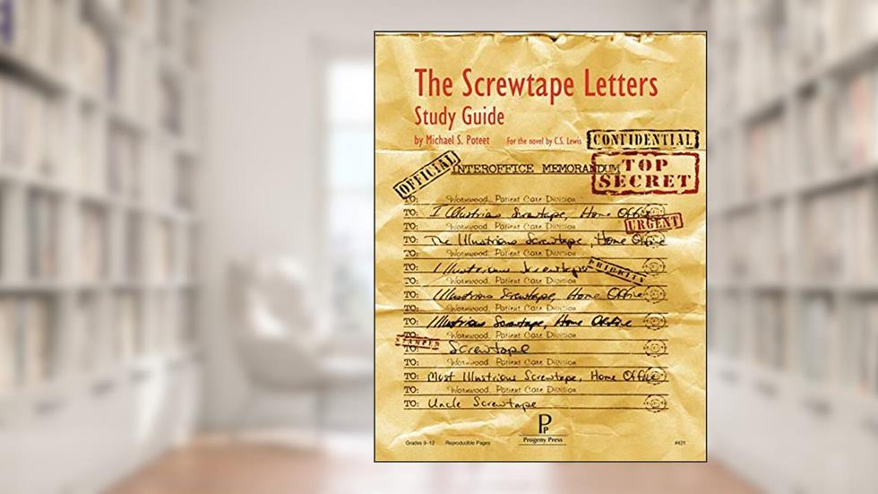 Cover from The Screwtape Letters Study Guide, written by Michael S. Poteet