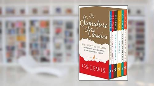 Cover from C. S. Lewis Signature Classics: Mere Christianity, The Screwtape Letters, A Grief Observed, The Problem of Pain, Miracles, and The Great Divorce (Boxed Set), written by C. S. Lewis