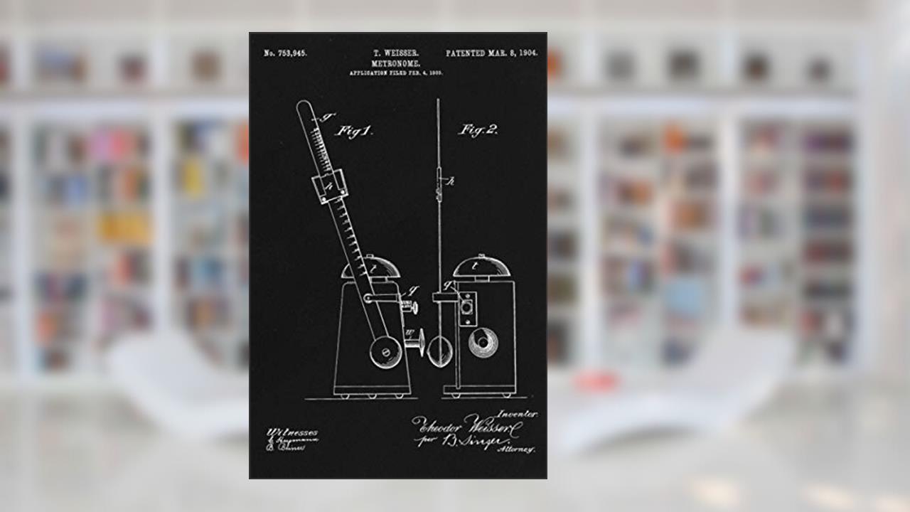 Journal: Metronome Patent Ruled Diary for Writing and Notes (6 x 9) 120 Pages, Soft Cover, written by Inked Patent Publishing