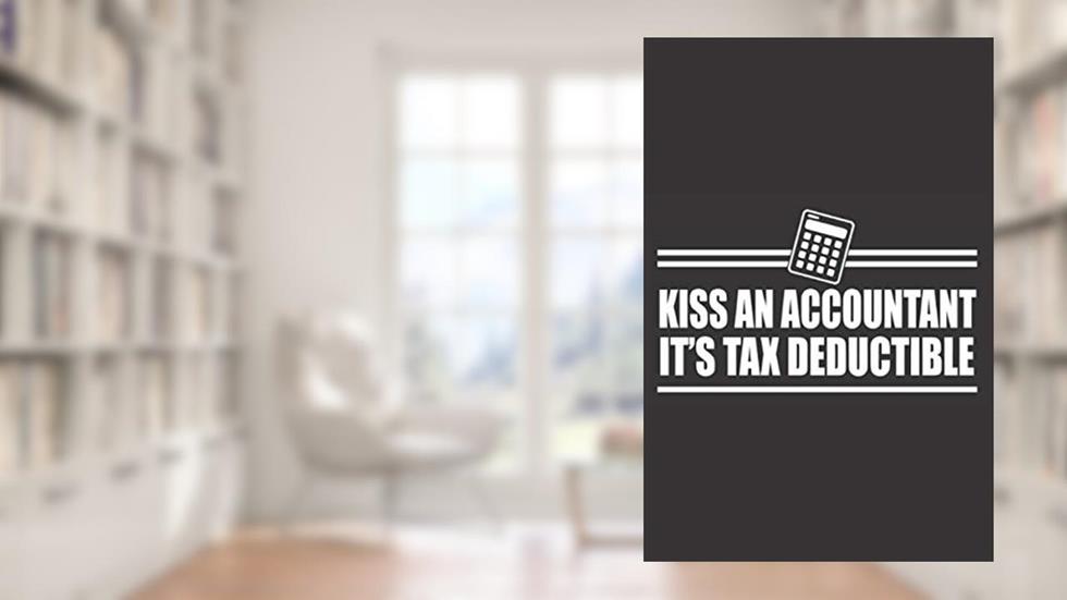 KISS AN ACCOUNTANT IT'S TAX DEDUCTIBLE: 6x9 inch | lined | ruled paper | notebook | notes, written by profession notebook