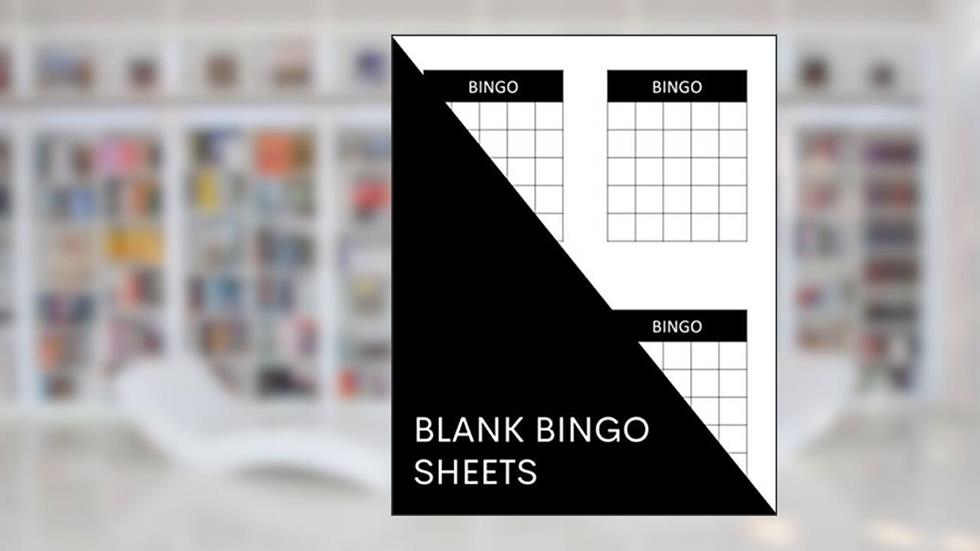 Blank bingo sheets: Make your own bingo game - 440 grids - 110 pages - 8x10 inch - simple black cover design, written by Dr. Sickoz