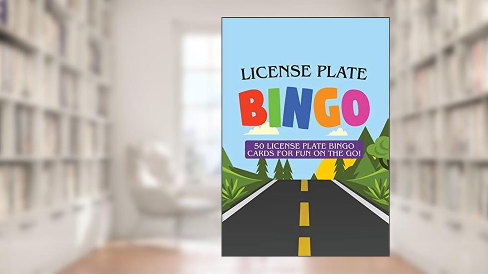License Plate Bingo: 50 License Plate Bingo Cards For Fun On The Go!, written by Cutiepie Bingo