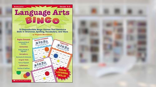 Cover from Language Arts Bingo, written by Virginia Musmanno