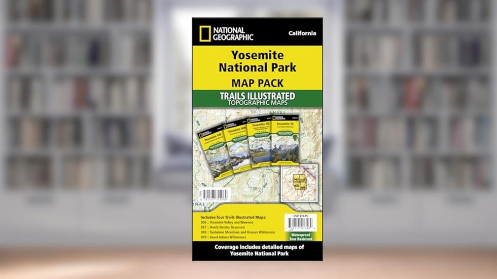 Yosemite National Park [Map Pack Bundle] (National Geographic Trails Illustrated Map), written by National Geographic Maps - Trails Illustrated