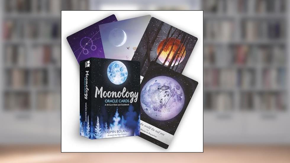 Moonology Oracle Cards: A 44-Card Moon Astrology Oracle Deck and Guidebook, written by Yasmin Boland