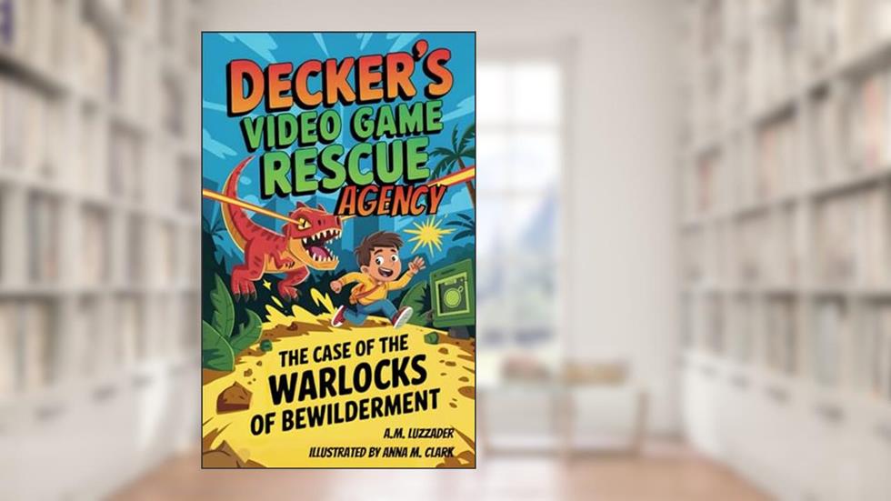 Decker's Video Game Rescue Agency: The Case of the Warlocks of Bewilderment, written by A.M. Luzzader