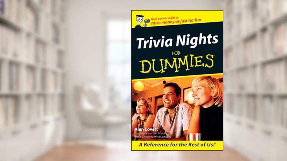 Trivia Nights For Dummies, written by Alan Lovett