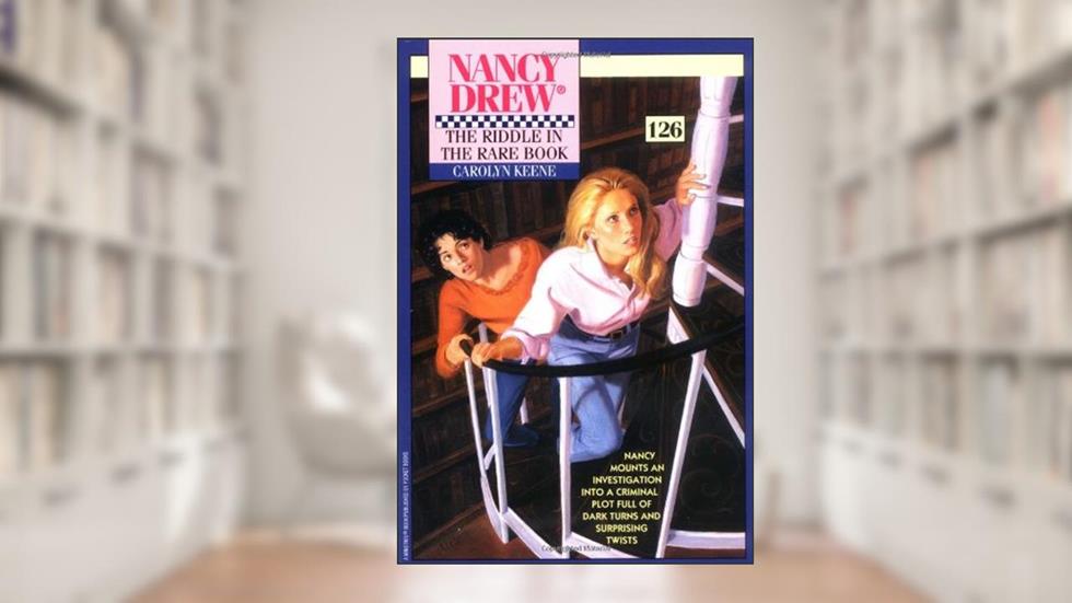 The Riddle in the Rare Book (Nancy Drew #126), written by Carolyn Keene