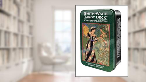 Cover from Smith-Waite® Centennial Tarot Deck in a Tin, written by Pamela Colman Smith