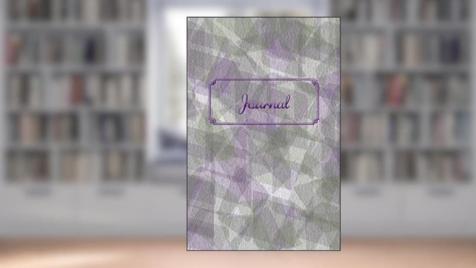 Old School Purple Green Velvety Soft Lined Journal, written by JADe