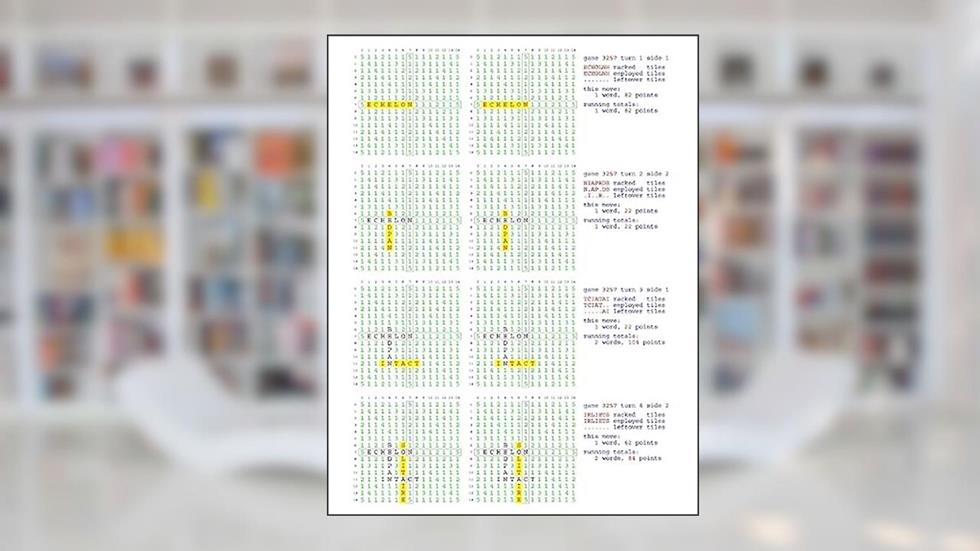 Fifty Scrabble Box Scores Games 3251-3300, written by Mr Francis Gurtowski
