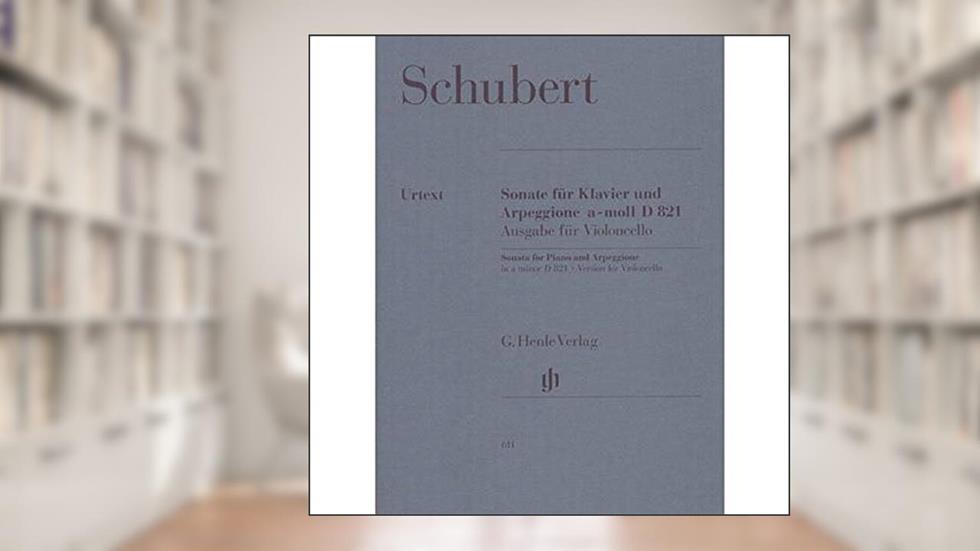 SONATE POUR PIANO ET ARPEGGIONE EN LA MINEUR D 821, written by SCHUBERT FRANZ