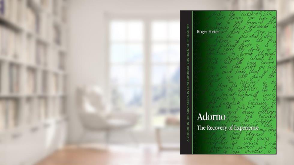 Adorno: The Recovery of Experience (Contemporary Contin Philosophy), written by Roger Foster