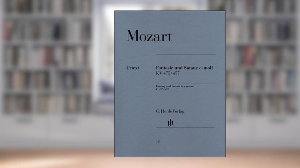 WOLFGANG AMADEUS MOZART : FANTAISIE ET SONATE EN UT MINEUR K. 475/457 - AVEC DOIGTES - PIANO, written by WOLFGANG AMADEUS MOZ