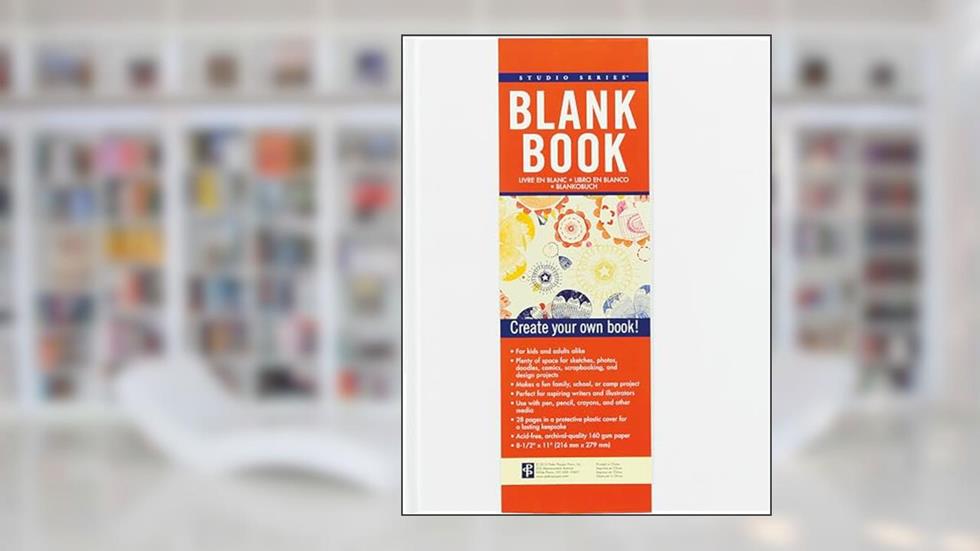 Studio Series Blank Book (with protective cover sleeve), written by Peter Pauper Press