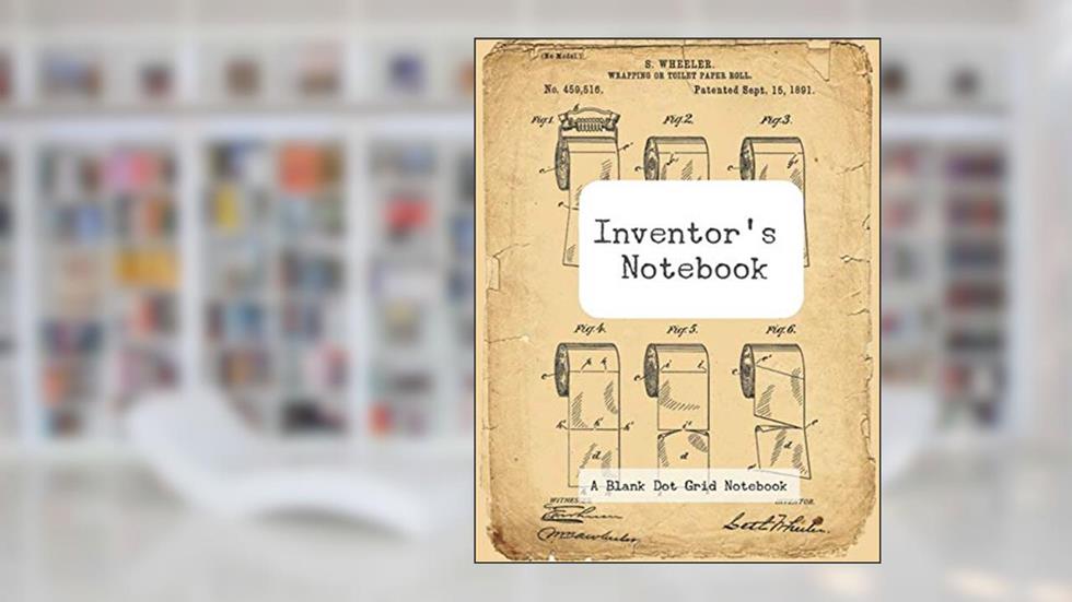 Inventor's Notebook: Dot Grid, 100 Consecutively Numbered Pages (8.5" x 11"), written by Purple Ybbit Books
