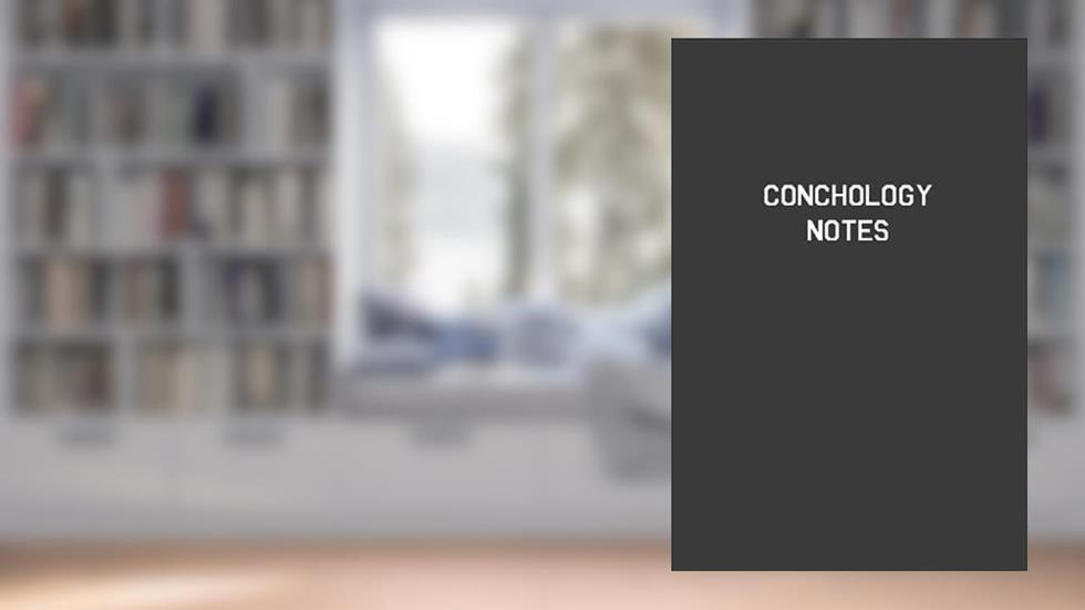 Conchology Notes: Conchology Notebook | Diary | Log | Journal, written by DHB MScience Publishing