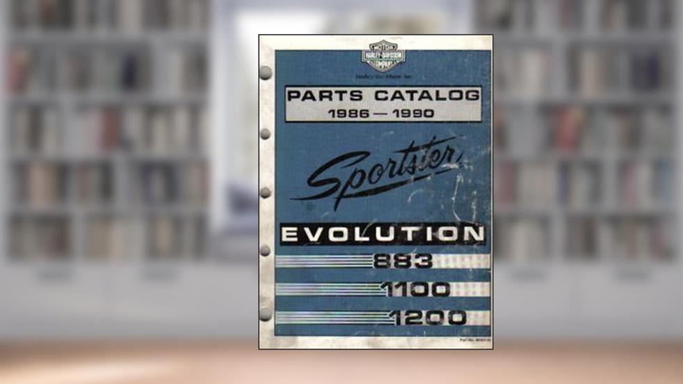 99451-90 1986-1990 Harley-Davidson XLH Parts Manual, written by unknown author