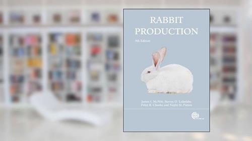 Cover from Rabbit Production [OP], written by James I. McNitt; Steven D. Lukefahr; Peter Robert Cheeke; Nephi M. Patton
