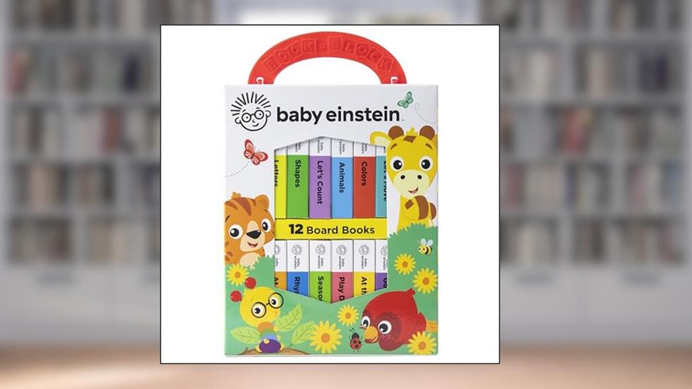 Baby Einstein - My First Library Board Book Block 12-Book Set - First Words, Alphabet, Numbers, and More! - PI Kids, written by Editors of Phoenix International Publications