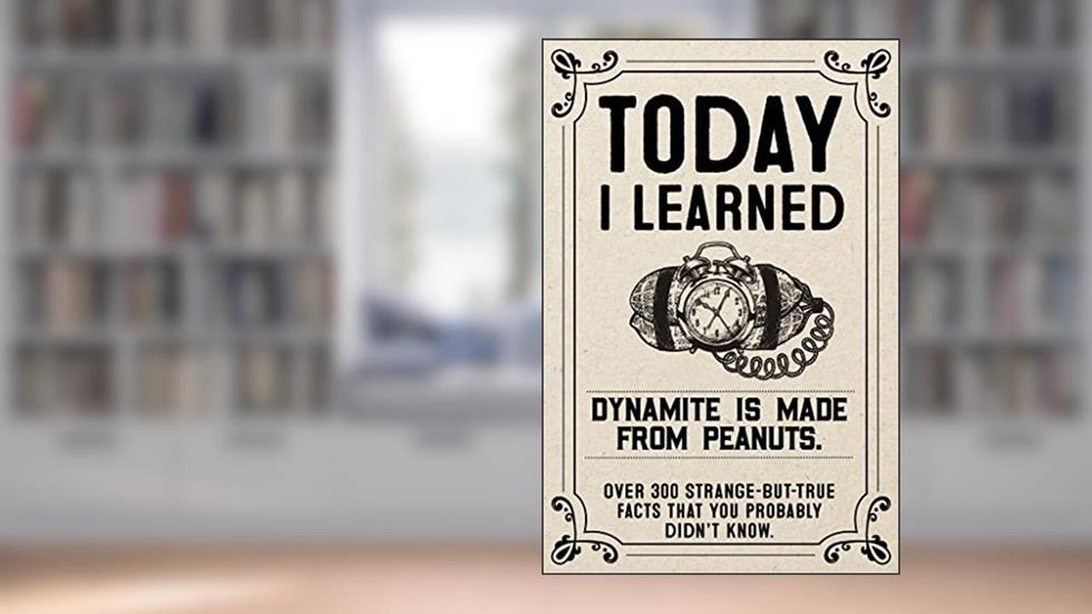 Today I Learned Paperback Gift Book: Over 300 Strange But True Facts That You Probably Didn't Know, written by Willow Creek Press