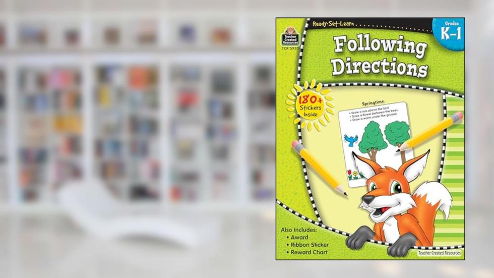 Ready.Set.Learn: Following Directions, Grades K-1 from Teacher Created Resources, written by Teacher Created Resources