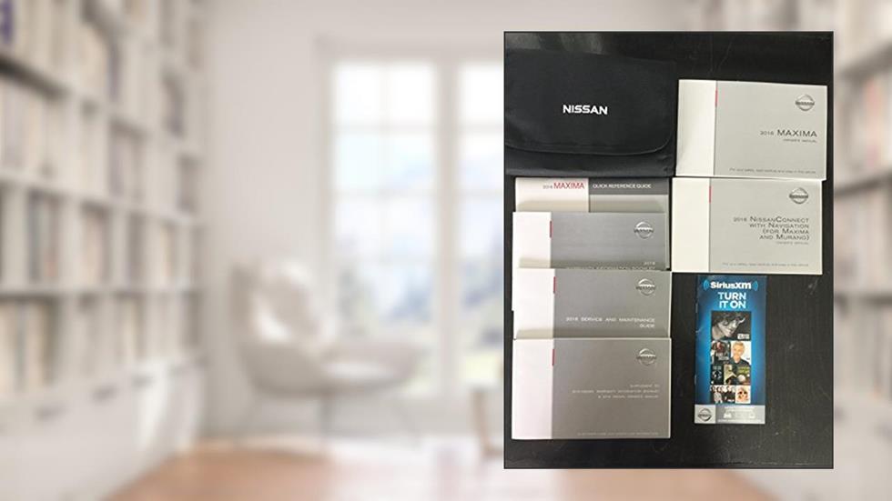 2016 Nissan Maxima with navigation manual Owners Manual, written by Nissan
