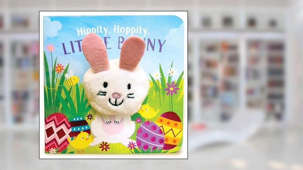 Hippity, Hoppity, Little Bunny - Finger Puppet Board Book for Easter Basket Gifts or Stuffer Ages 0-3, written by Cottage Door Press