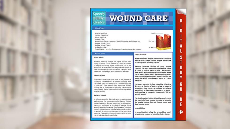 Wound Care (Speedy Study Guides), written by Speedy Publishing