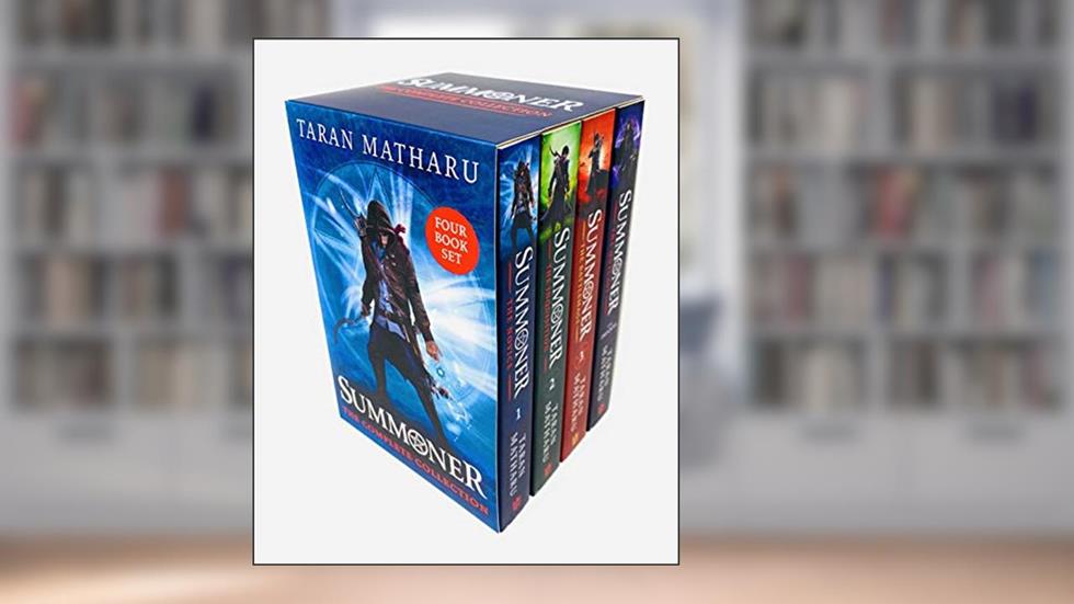 Summoner The Complete Collection 4 Books Box Set by Taran Matharu (The Novice, The Inquisition, The Battlemage & The Outcast), written by Taran Matharu
