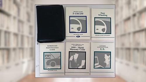 Cover from 1999 Ford F-150 250 Owners Manual, written by Ford