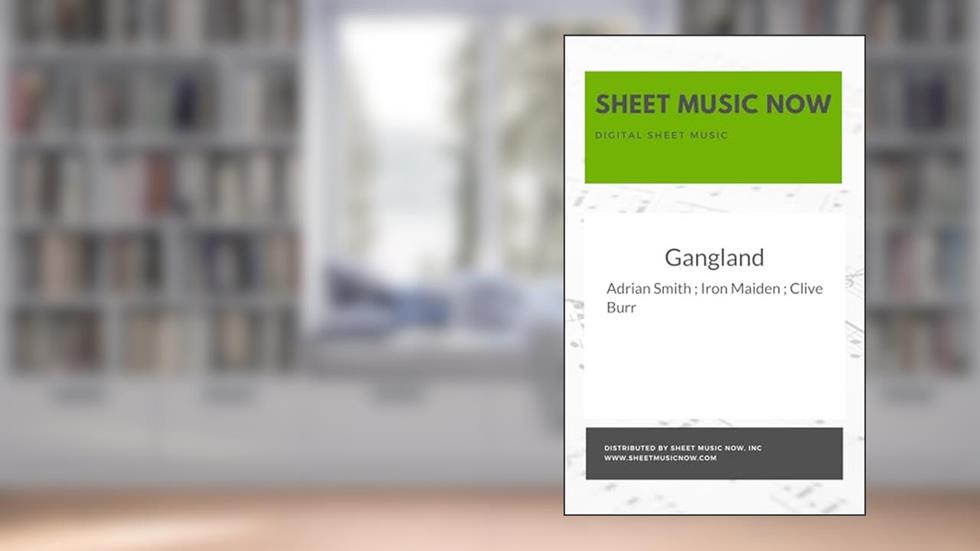 Gangland, written by Adrian Smith; Iron Maiden; Clive Burr