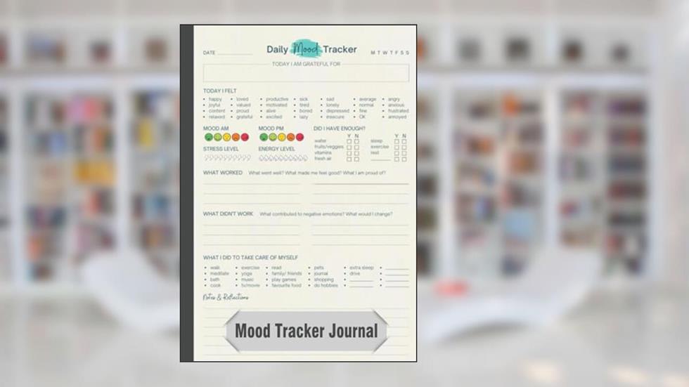 Mood Tracker Journal - Daily Mood Tracker Notebook | Daily Health & Wellness Diary with Prompts | Mental Health Diary, written by Robert Lemaster