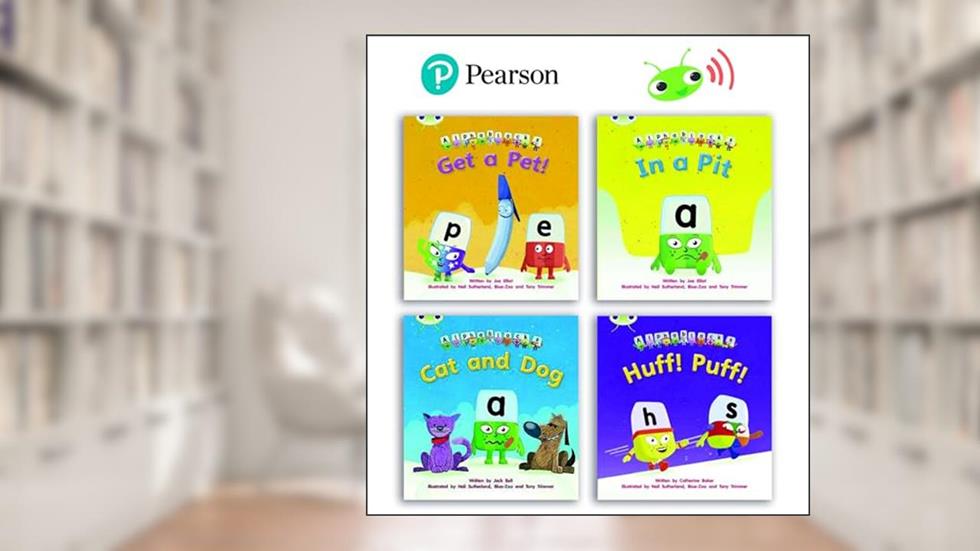 Learn to Read at Home with Alphablocks: Phase 2 - Reception Term 1 (4 fiction books) Pack B, written by Joe Elliot; Jack Bell; Catherine Baker