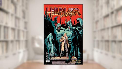 Cover from John Constantine, Hellblazer 8: Rake at the Gates of Hell, written by Garth Ennis