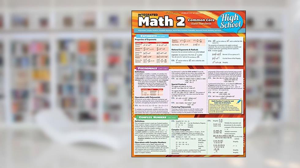 Math 2 Common Core 10Th Grade, written by Inc. BarCharts