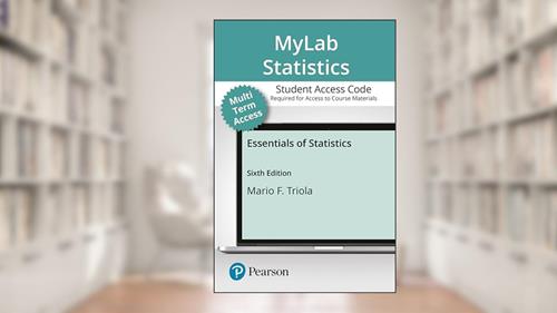 Cover from Essentials of Statistics -- MyLab Statistics with Pearson eText, written by Mario Triola