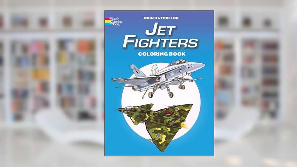 Jet Fighters Coloring Book, written by John Batchelor