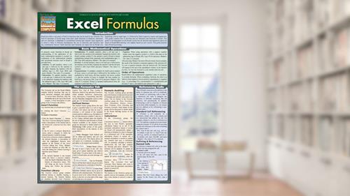 Cover from Excel Formulas QuickStudy Laminated Study Guide (QuickStudy Computer), written by John Hales; Krista Jensen
