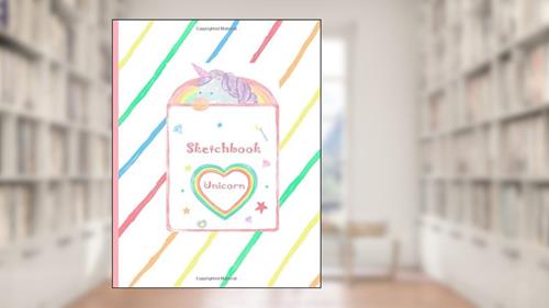 Cover from Unicorn Sketchbook & Notebook for Girls: Planked Sketchbook & Notebook for Girls 8.5*11 inch 120 Pages, written by RH RH