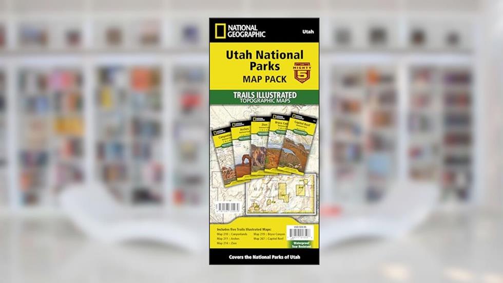 Utah National Parks [Map Pack Bundle] (National Geographic Trails Illustrated Map), written by National Geographic Maps - Trails Illustrated