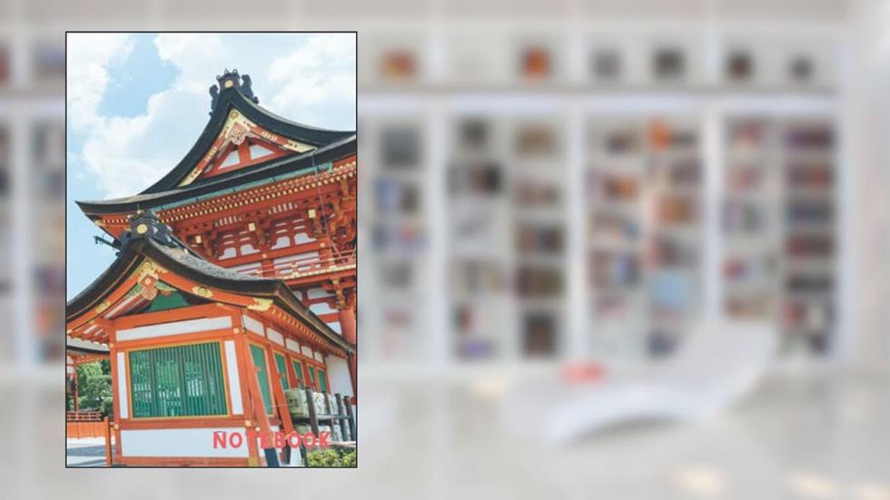 Notebook || Fushimi Inari Shrine Kyoto Japan Design, written by Floating Designs