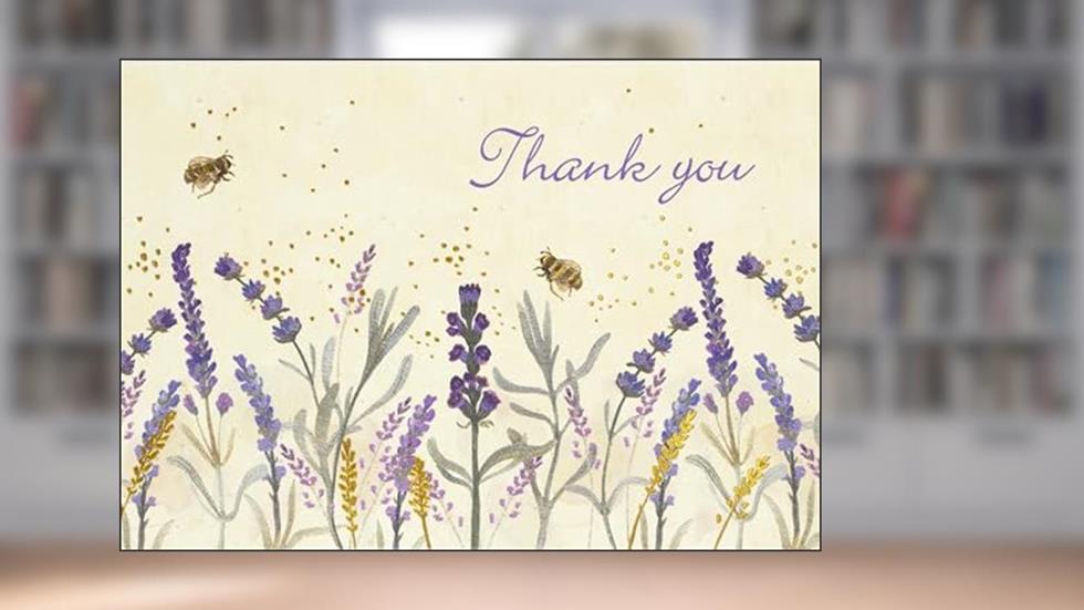 Lavender & Honey Thank You Notes (Stationery, Note Cards, Boxed Cards), written by Inc. Peter Pauper Press