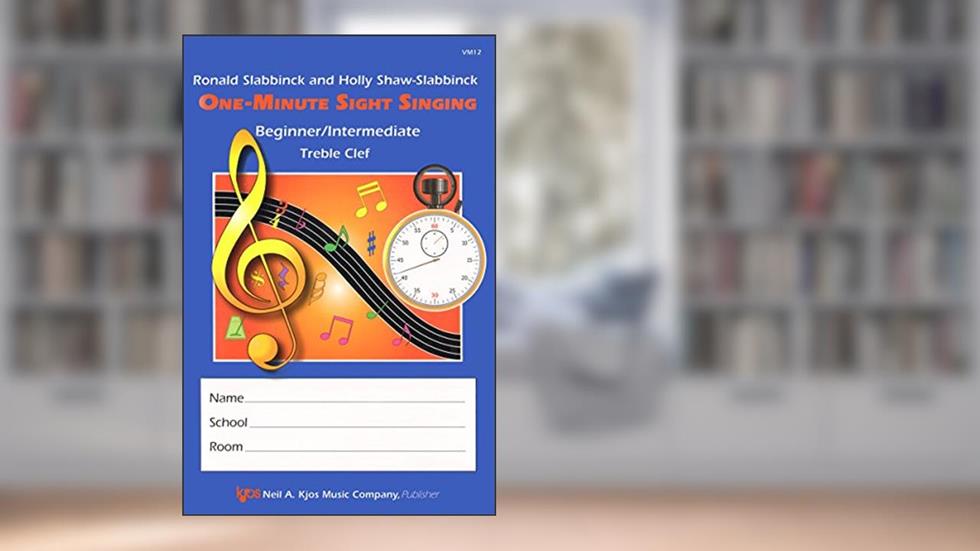 VM12 - One-Minute Sight Singer - Beg./Int. Treble Clef, written by Ronald Slabbinck; Holly Shaw-Slabbinck