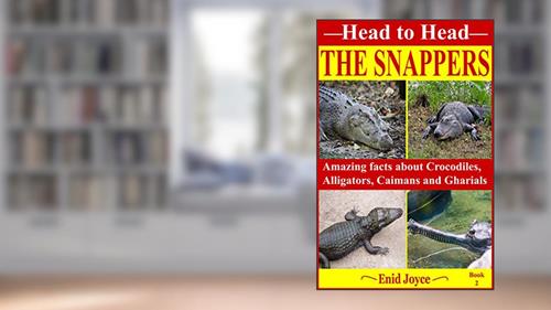 Cover from The Snappers: Amazing facts about the Crocodile, the Alligator, the Caiman and the Gharial (Head to Head Book 2), written by Enid Joyce