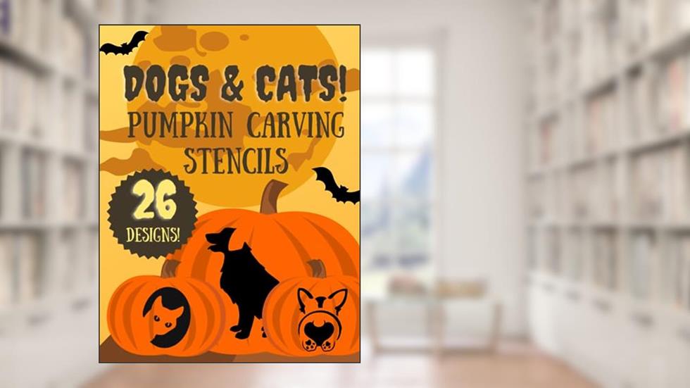 Cats and Dogs Pumpkin Carving Stencils: 24 Fun Jack O'Lantern Carving Templates for Halloween (Halloween Pumpkin Carving Stencils), written by KSG Press