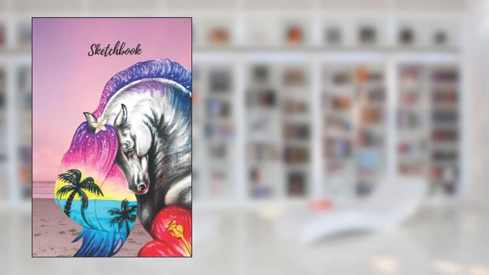 Hawaii and Horse Themed Sketchbook: 6x9 Artist Sketchbook for Drawing, Coloring and Doodling for All Ages, written by KSG Press