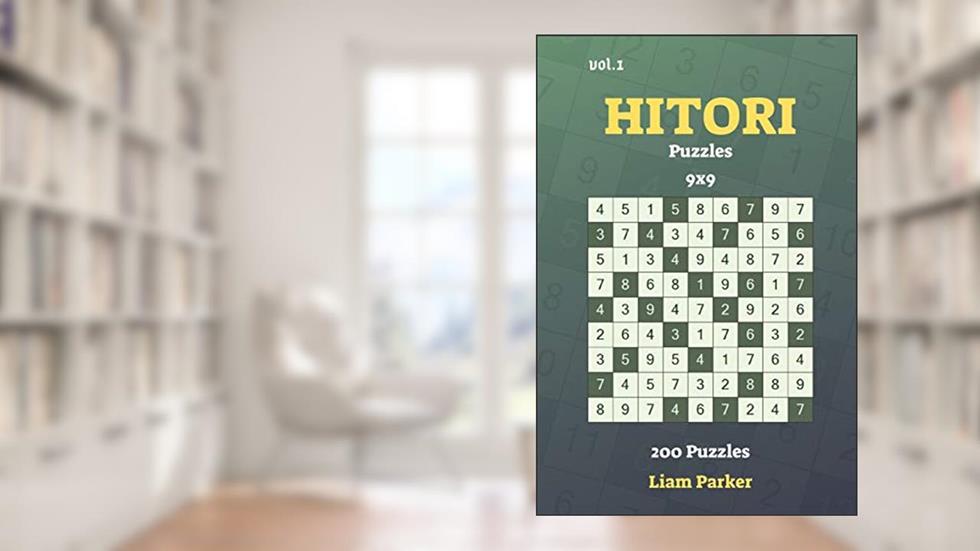 Hitori Puzzles - 200 Puzzles 9x9 vol.1, written by Liam Parker
